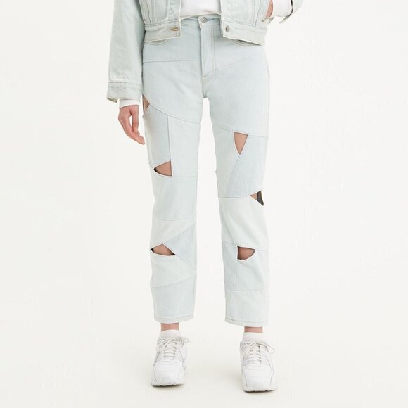 Levi's Denim - NEW Levi's 501 Original Cut Out Hipster Denim Light Wash Jeans Size 26